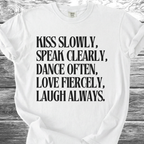 Kiss Slowly English TShirt