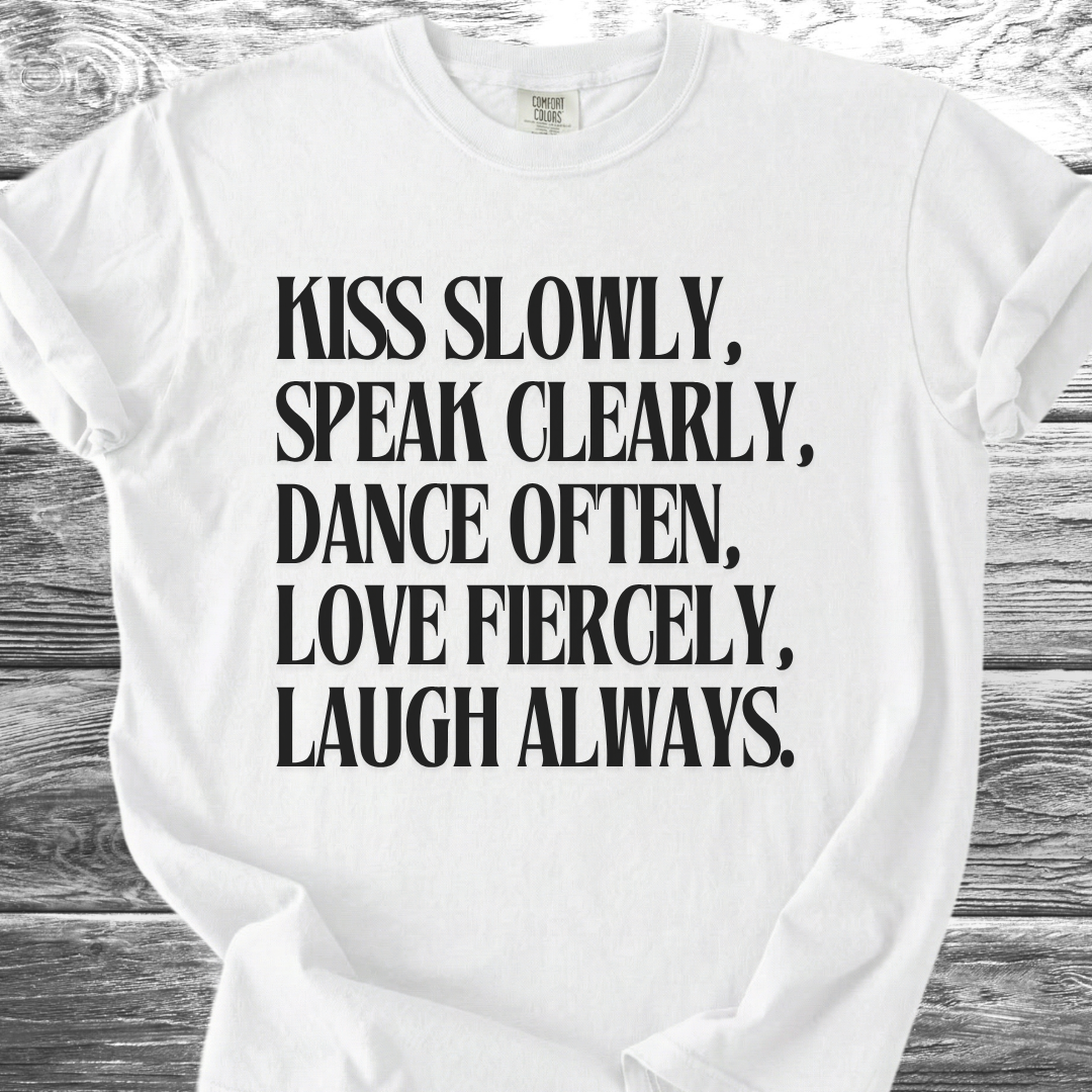 Kiss Slowly English TShirt