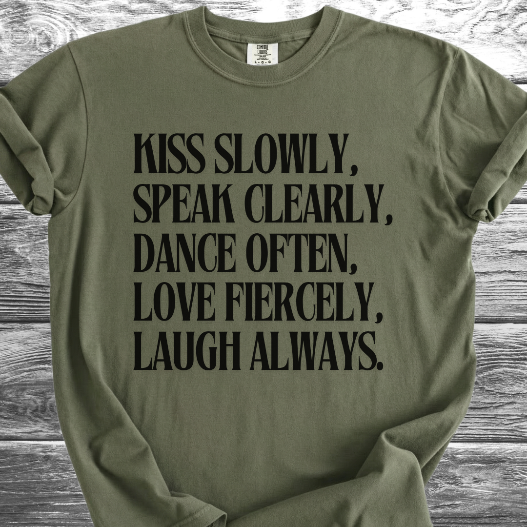 Kiss Slowly English TShirt