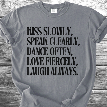 Kiss Slowly English TShirt