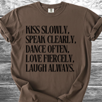 Kiss Slowly English TShirt