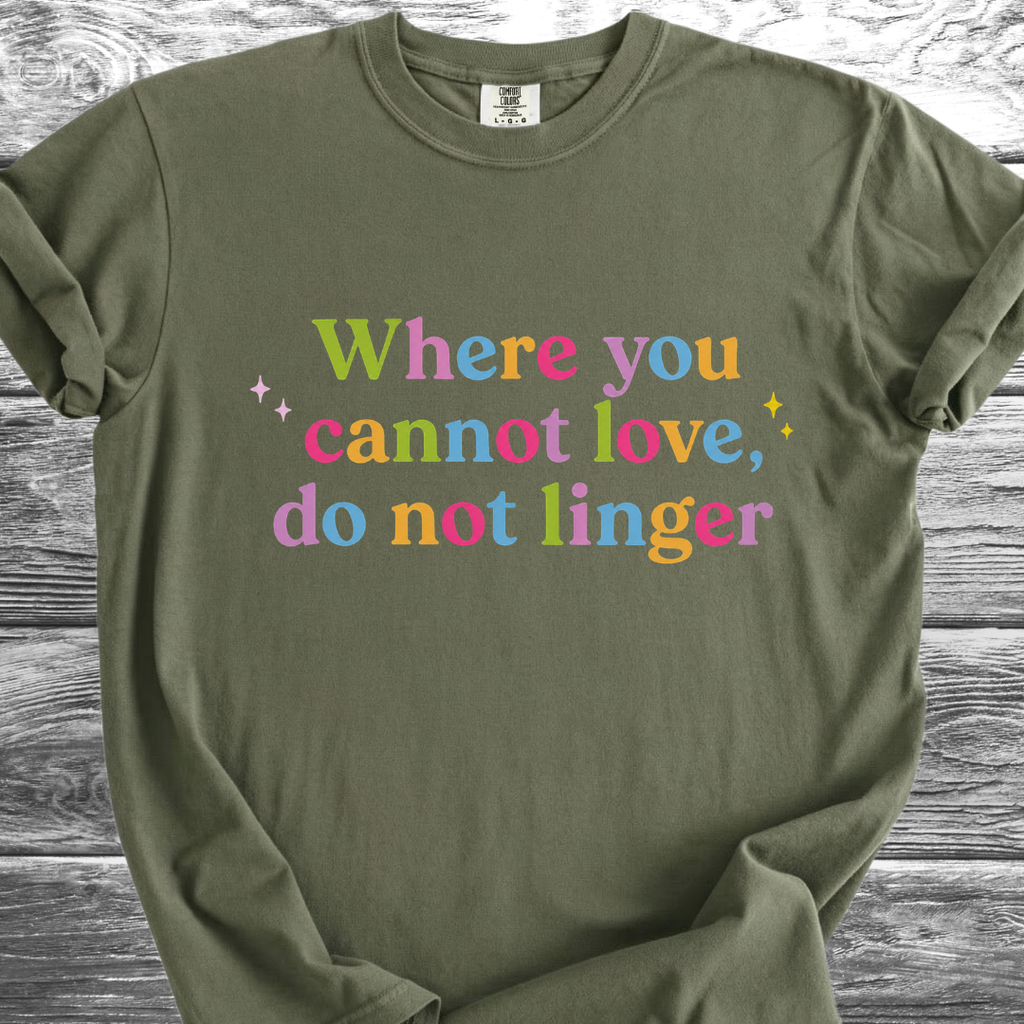 Where You Cannot Love Rainbow TShirt