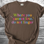 Where You Cannot Love Rainbow TShirt