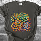 Ceramic Style Succulents TShirt