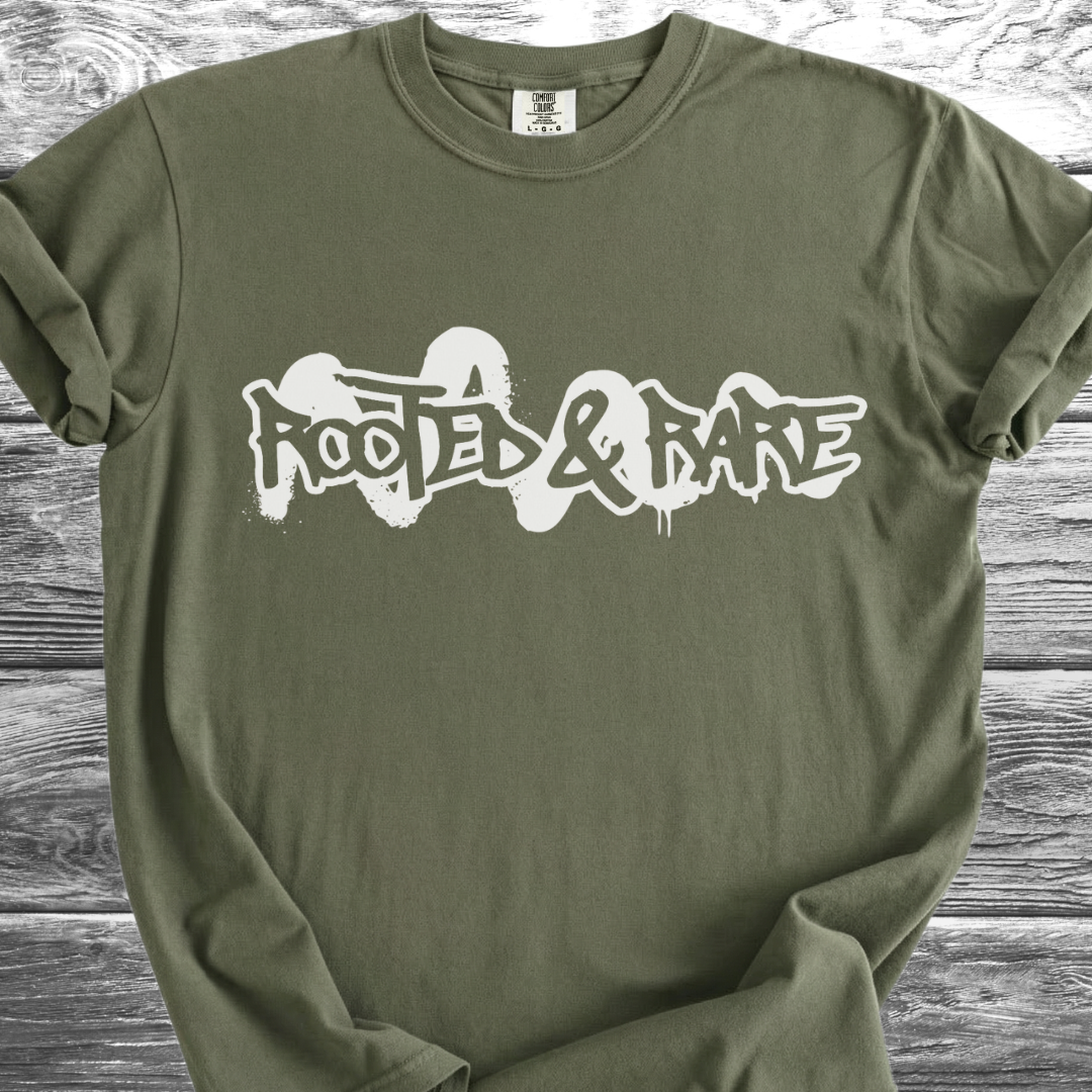 Rooted & Rare Graffiti TShirt