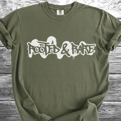 Rooted & Rare Graffiti TShirt
