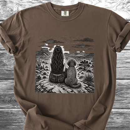 Desert Girl & Her Shaggy Dog TShirt