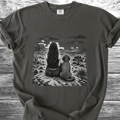 Desert Girl & Her Shaggy Dog TShirt