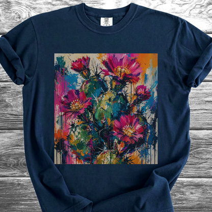 Cactus Abstract Expressionism TShirt
