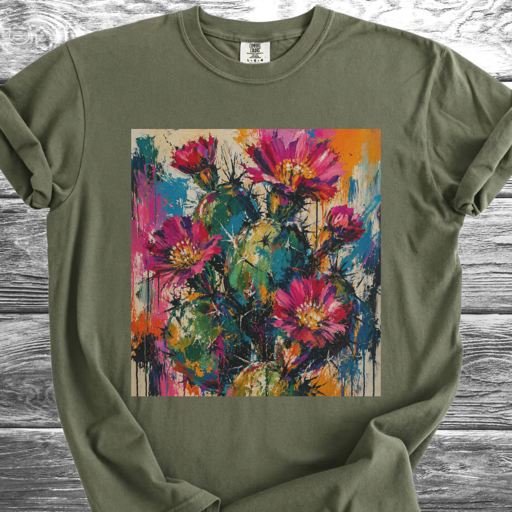 Cactus Abstract Expressionism TShirt