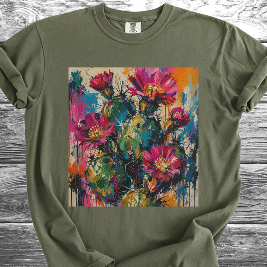 Cactus Abstract Expressionism TShirt