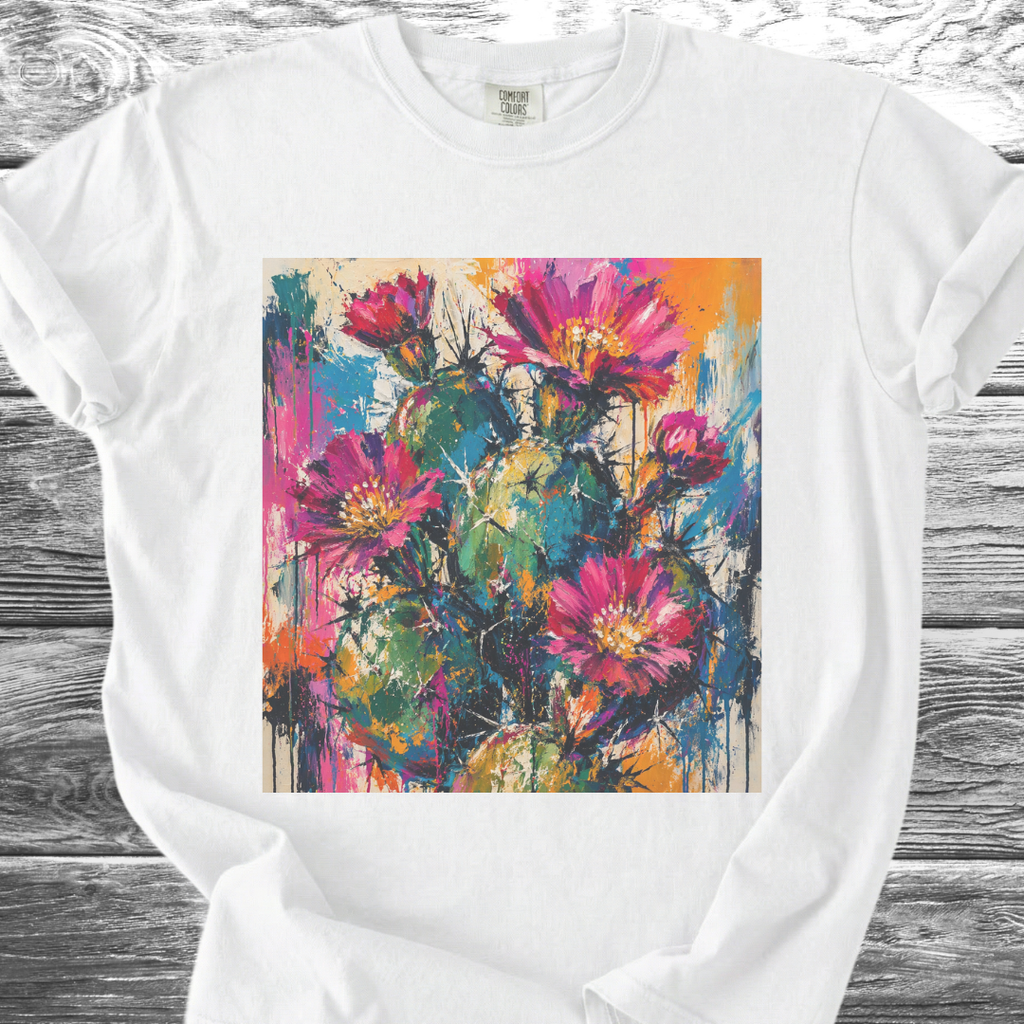 Cactus Abstract Expressionism TShirt