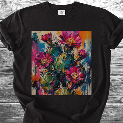 Cactus Abstract Expressionism TShirt
