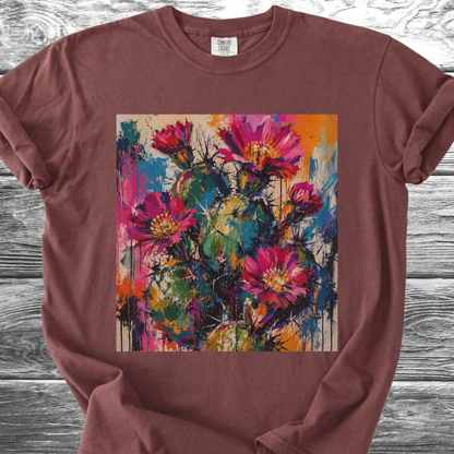 Cactus Abstract Expressionism TShirt
