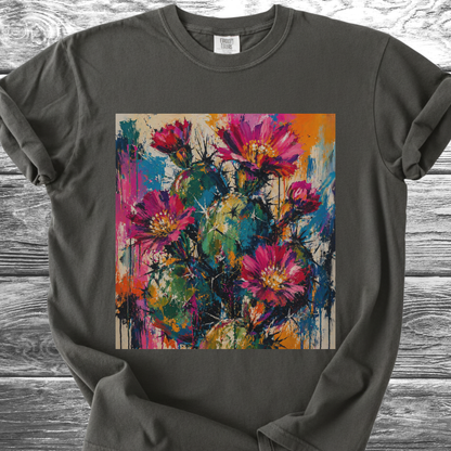 Cactus Abstract Expressionism TShirt