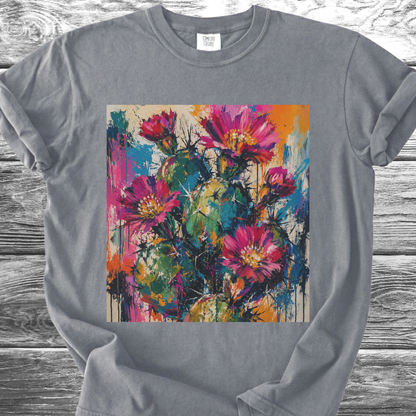 Cactus Abstract Expressionism TShirt