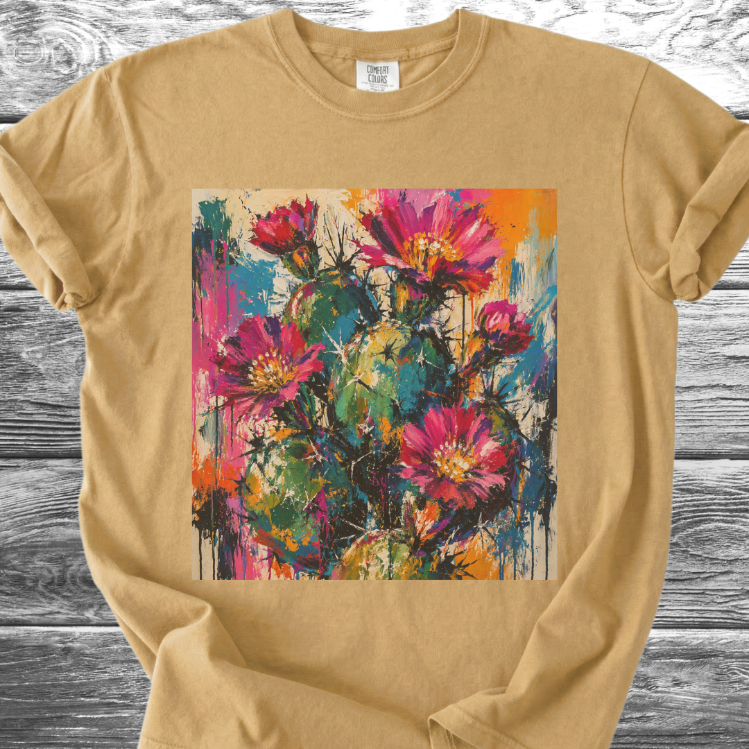 Cactus Abstract Expressionism TShirt