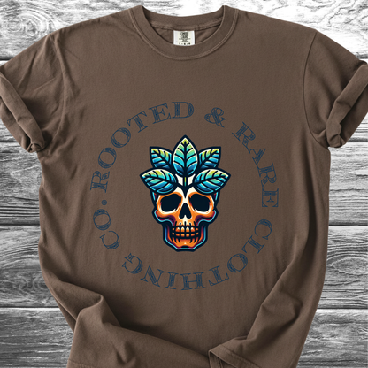 Rooted & Rare Earth Skull TShirt