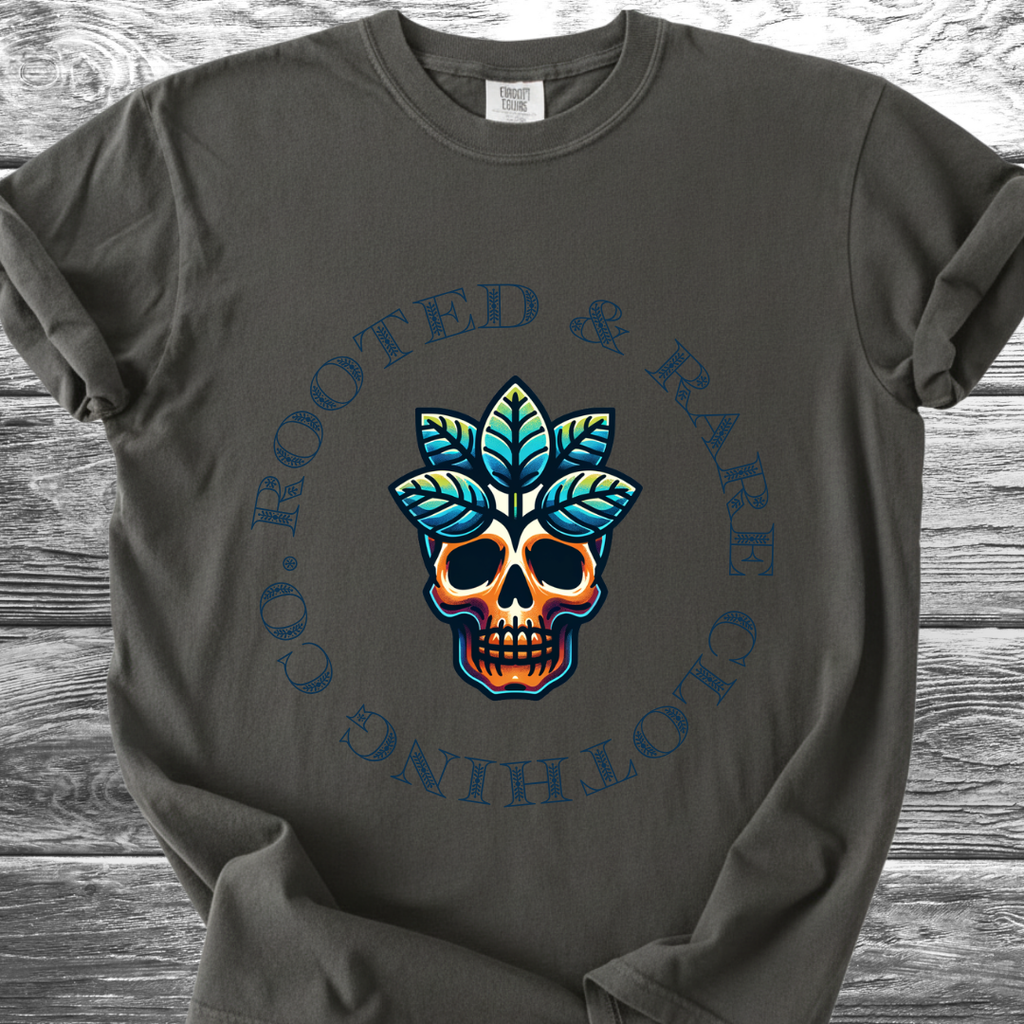 Rooted & Rare Earth Skull TShirt