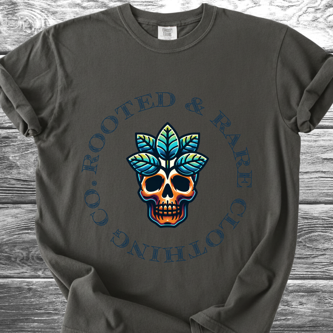 Rooted & Rare Earth Skull TShirt