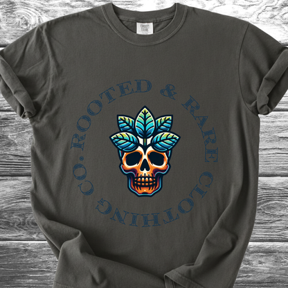 Rooted & Rare Earth Skull TShirt
