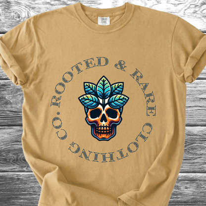 Rooted & Rare Earth Skull TShirt