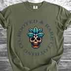 Rooted & Rare Earth Skull TShirt