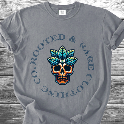 Rooted & Rare Earth Skull TShirt