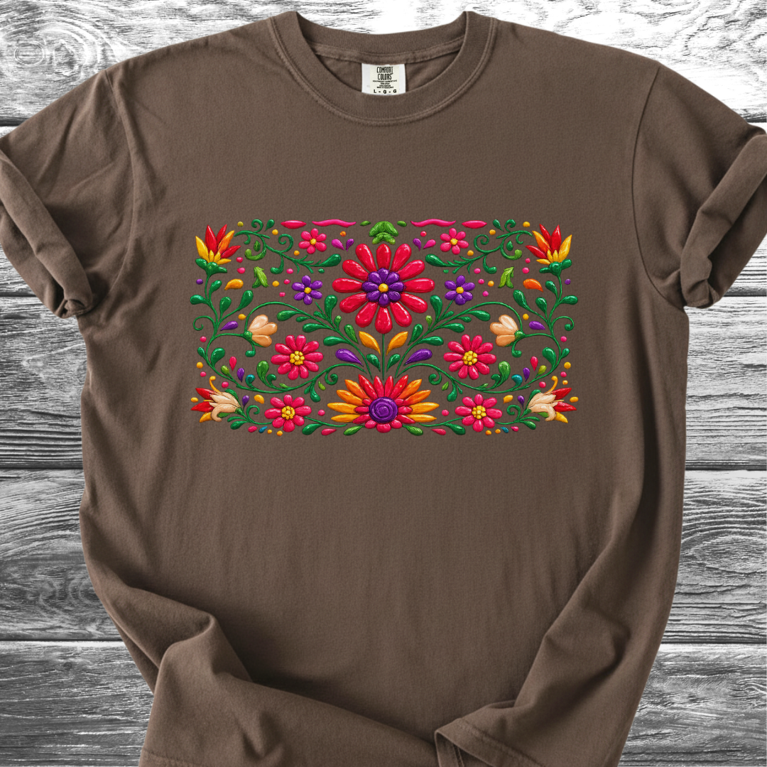 Ceramic Painted Flowers 2 TShirt