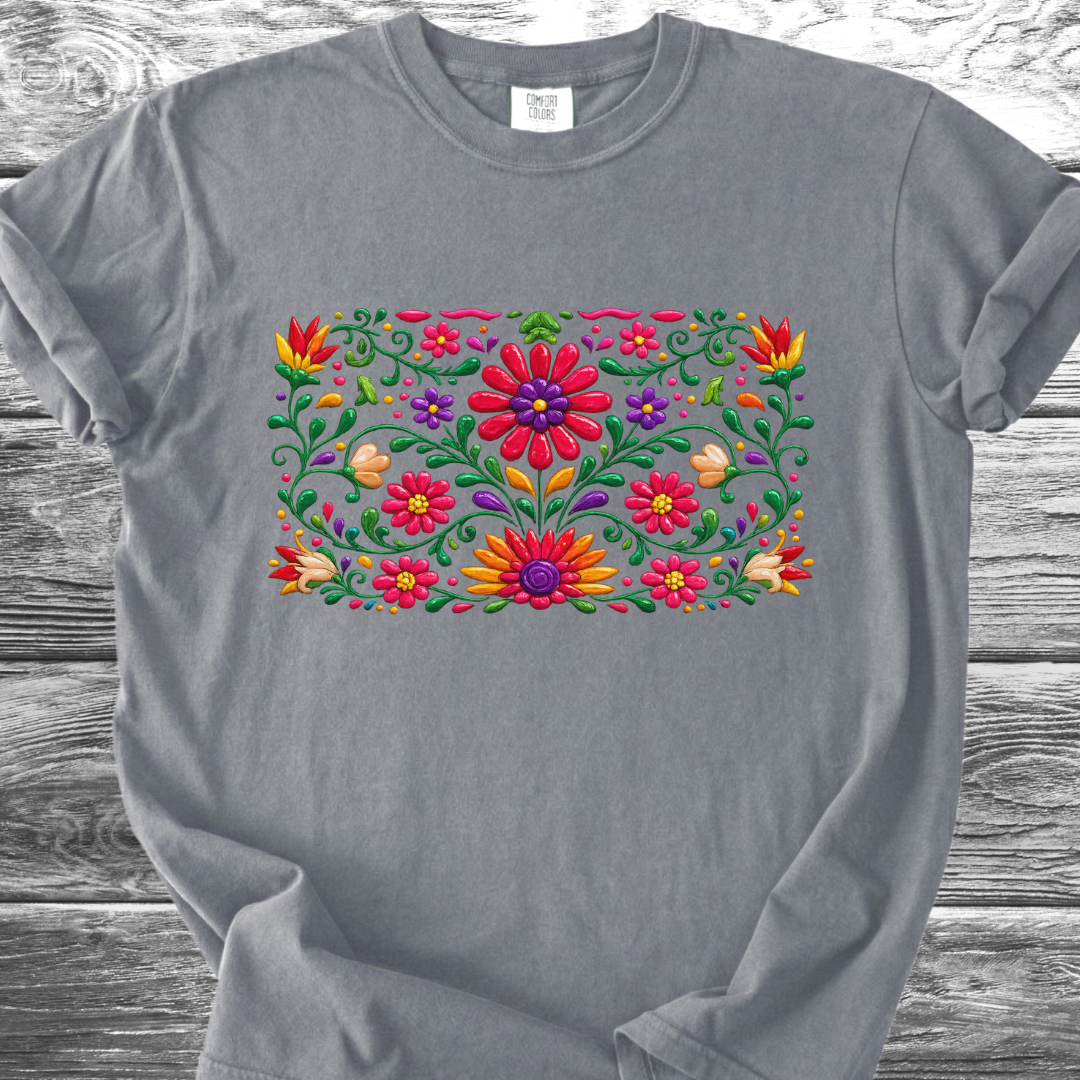 Ceramic Painted Flowers 2 TShirt