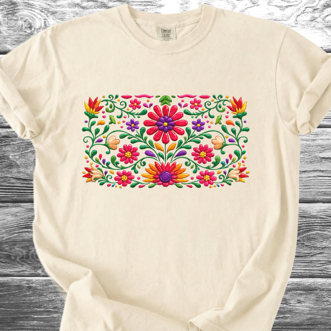 Ceramic Painted Flowers 2 TShirt