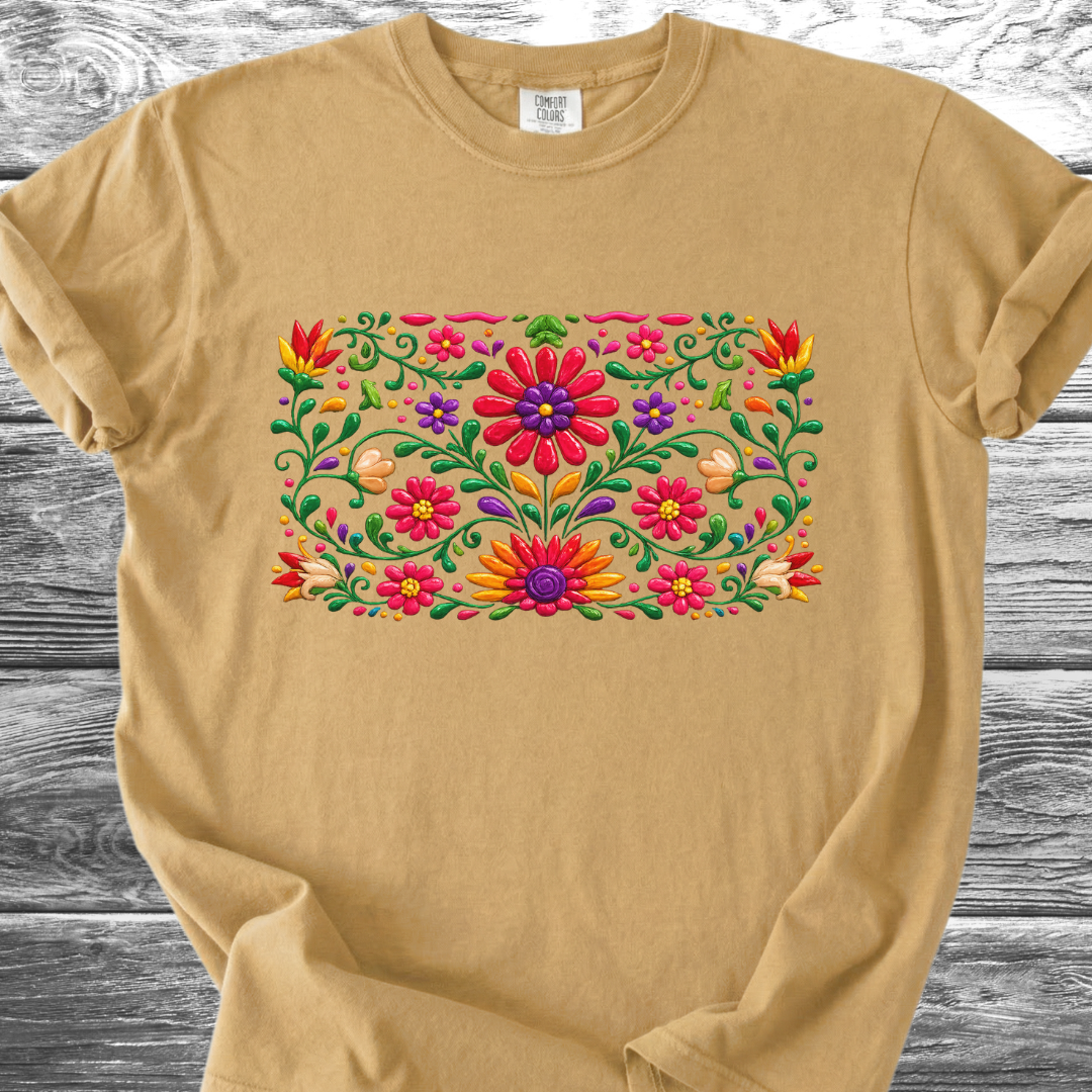 Ceramic Painted Flowers 2 TShirt