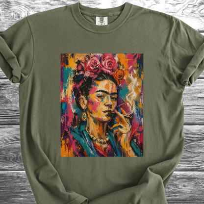 Artist & Her Cigar Abstract Expression TShirt
