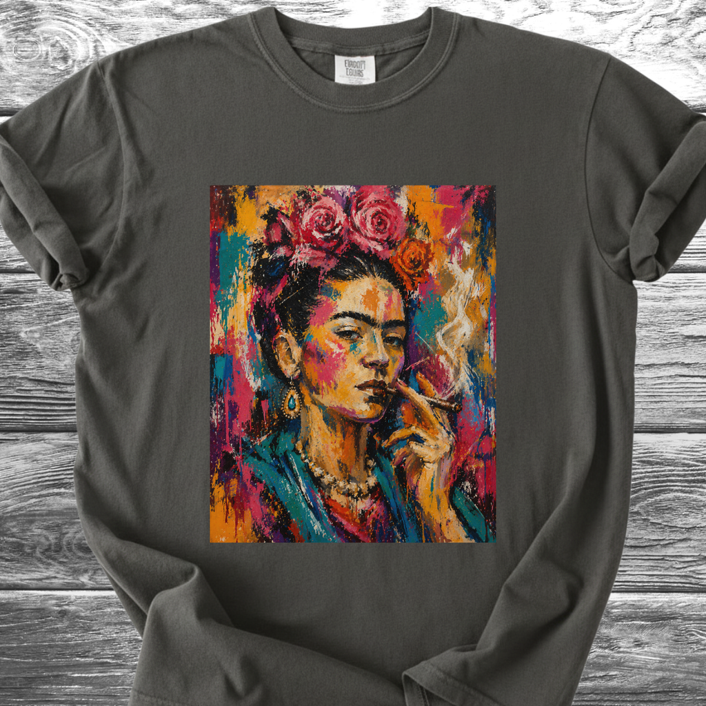 Artist & Her Cigar Abstract Expression TShirt