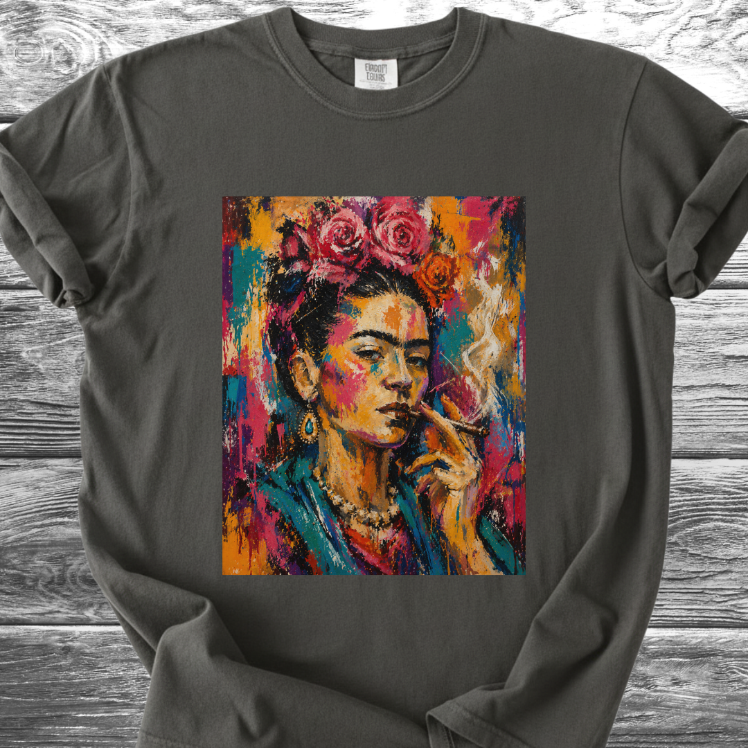 Artist & Her Cigar Abstract Expression TShirt