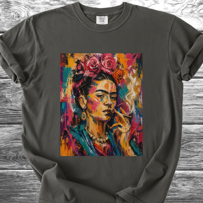 Artist & Her Cigar Abstract Expression TShirt
