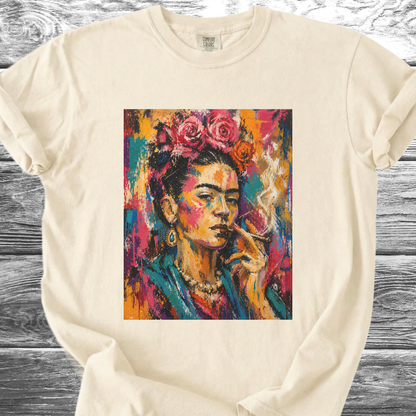 Artist & Her Cigar Abstract Expression TShirt
