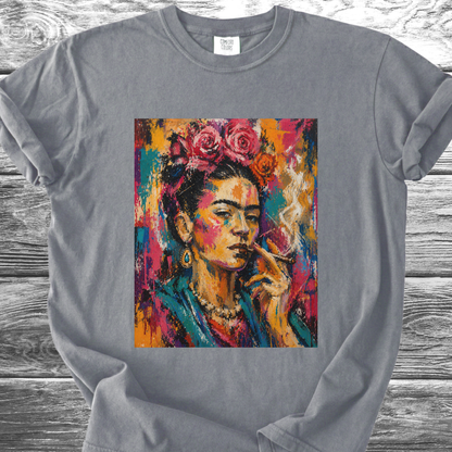Artist & Her Cigar Abstract Expression TShirt