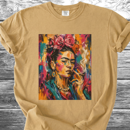 Artist & Her Cigar Abstract Expression TShirt