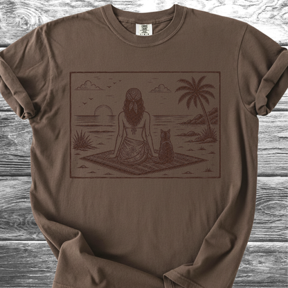 Beach Girl & Her Cat TShirt