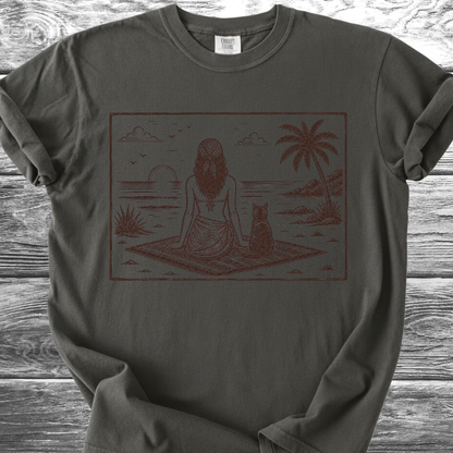 Beach Girl & Her Cat TShirt