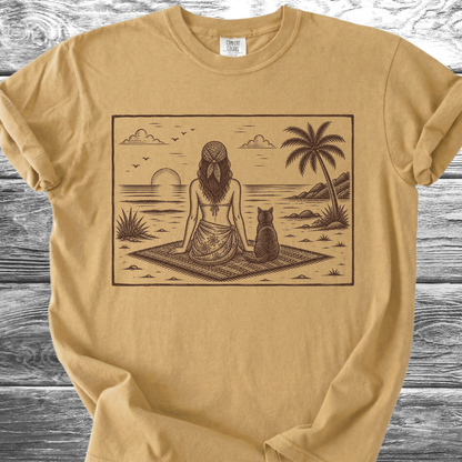 Beach Girl & Her Cat TShirt