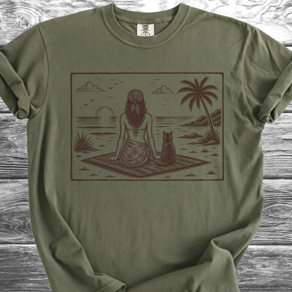 Beach Girl & Her Cat TShirt