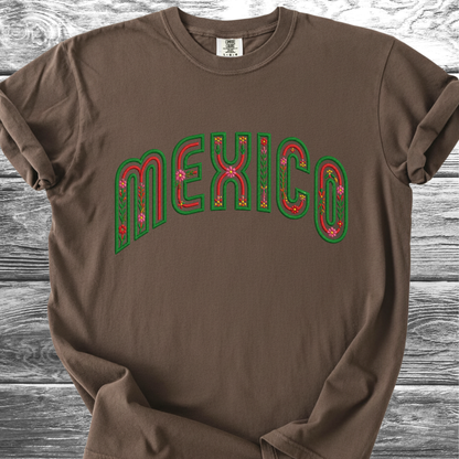 Mexico PRINTED "Embroidery Style" TShirt