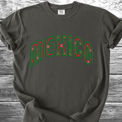 Mexico PRINTED "Embroidery Style" TShirt