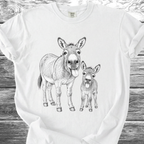 Mama & Baby Burro TShirt