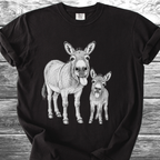 Mama & Baby Burro TShirt