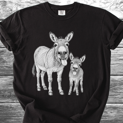 Mama & Baby Burro TShirt
