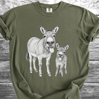 Mama & Baby Burro TShirt