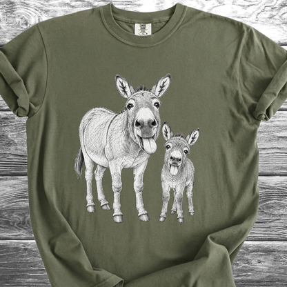Mama & Baby Burro TShirt